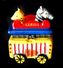 Caja caravana de circo de porcelana con cierre metálico - mejor precio | unprecio.es