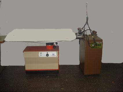 Plancha industrial de mesa con calefacción y aire frío a presión