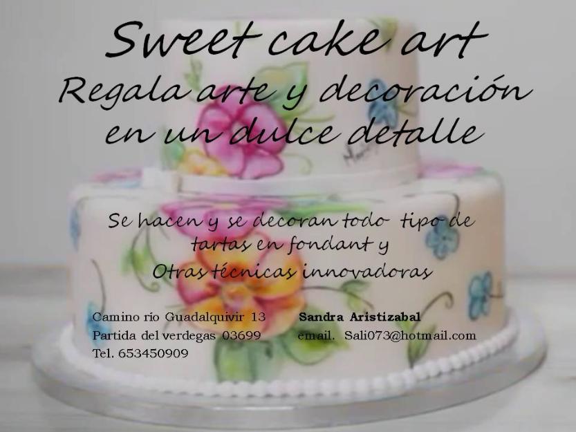 tartas de fondant