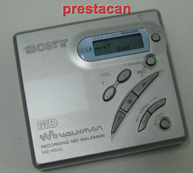 Minidisc portatil SONY mz-r500