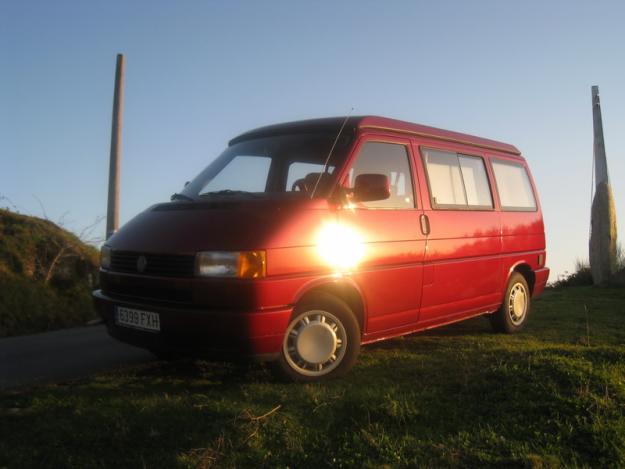 1991 Volskwagen T4 California Westfalia con Techo Elevable