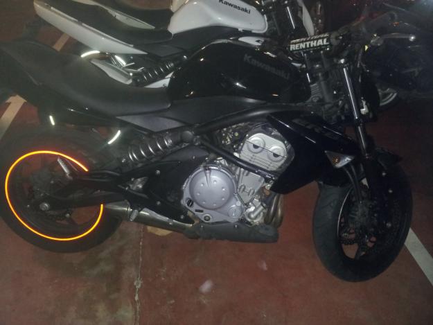 Kawasaki ER6-n 2008 negra, 23.000 kms
