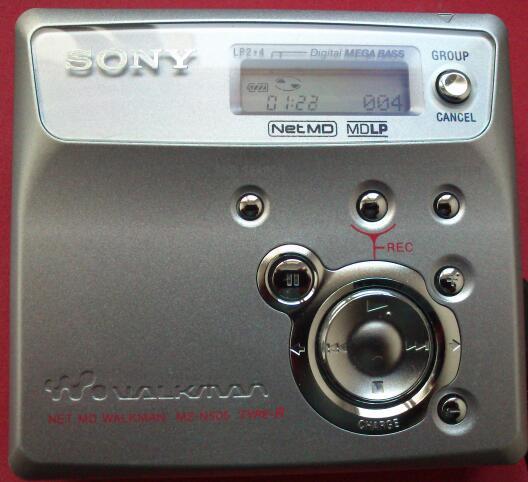 Sony Net Minidisc Walkman MZ-N505