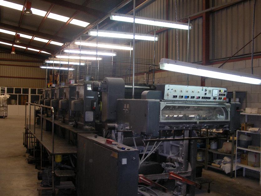 Maquina de imprimir heidelberg 72x102 5 colores