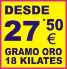 COMPRO ORO - COMPRA VENTA DE ORO - PRECIO DEL ORO - PAGAMOS MÁXIMO AL CONTADO. - mejor precio | unprecio.es