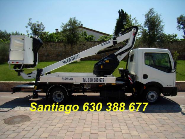 nissan cabstar con cesta elevadora de 14 m