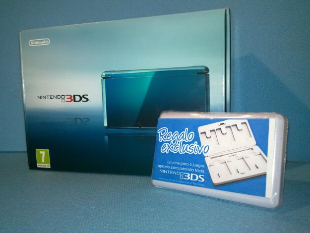 Nintendo 3DS Aqua Blue nueva con factura,  garantia y regalo