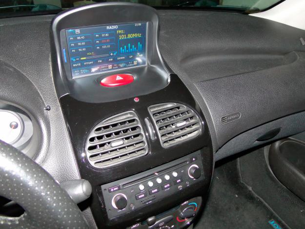 Radio-dvd+gps oem peugeot 206