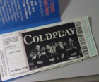 Vendo Entrada COLDPLAY 07-sept-2008 (90€) - mejor precio | unprecio.es