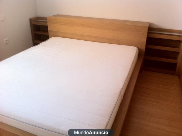 CHOLLO dormitorio ikea serie malm y colchon sultan fossing de regalo 200€