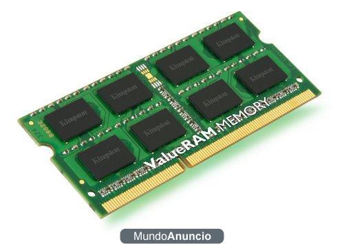Kingston - Memoria RAM 4 GB DDR3 (1066 MHz, CL7, SO-DIMM, 204-pin)