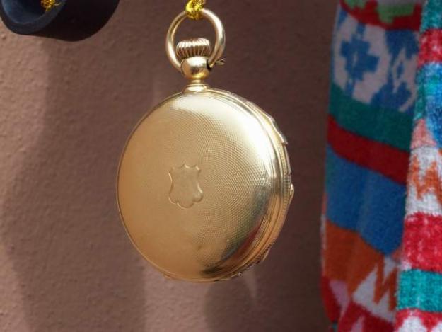 Reloj de bolsillo de oro suizo Girard Peregaux antiguo