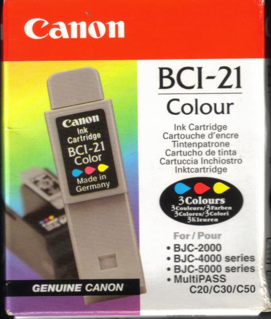 Cartuchos ORIGINALES Canon BJC