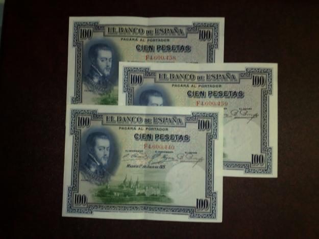 Lote de billetes antiguos