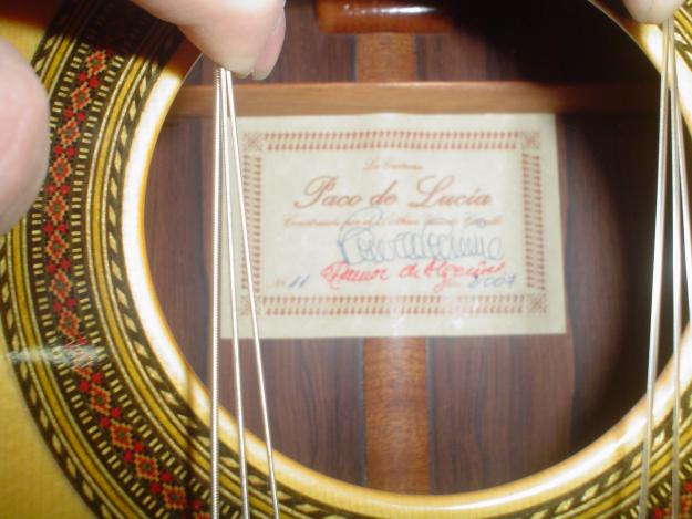 Vendo Varias Guitarras de Flamencas Paco de Lucia.