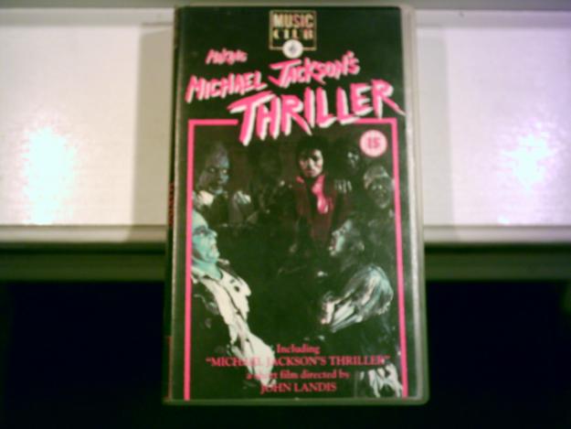 VHS MICHAEL JACKSON MAKING OF THRILLER