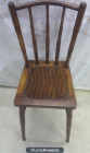 Silla de “Art Decó” de 1915 Madera de roble, Asiento con clavos de la época. - mejor precio | unprecio.es