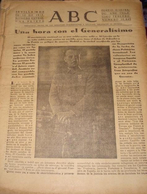 ABC de Sevilla: 1936 a 1939, Guerra Civil