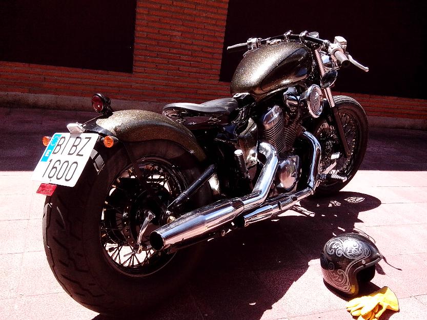 honda vt600 retro custom bobber