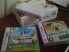 Nintendo DS Lite Blanca con 2 juegos originales mario y dogs - mejor precio | unprecio.es
