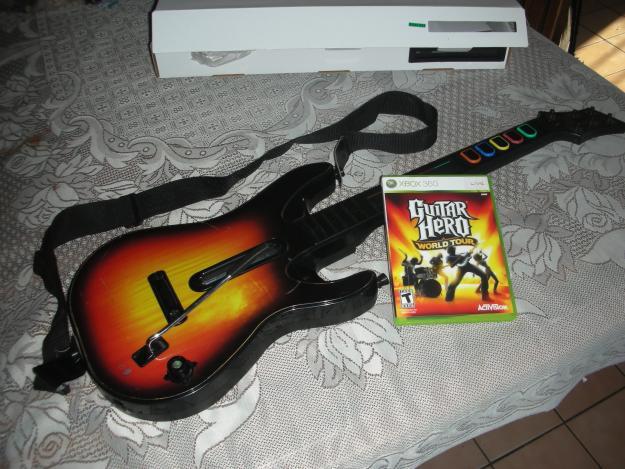 Guitar hero: world tour+guitarra xbox360