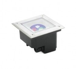 Leds C4 Gea Empotrable suelo cuadrado 3x1W LED RGB IP67 - iLamparas.com