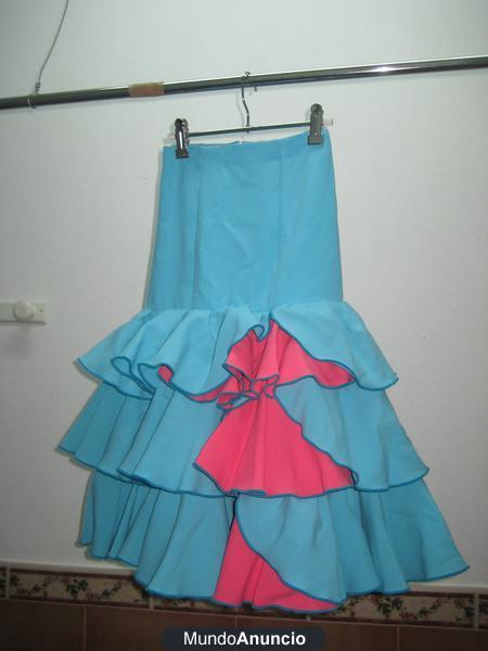 falda de flamenca sin estrenar para niña
