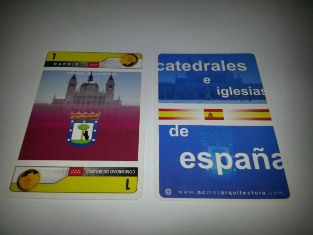 NUEVO DISEÑO Baraja Cartas Española Catedrales+Banderas de provincias de España