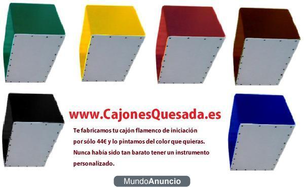 Oferta ANTICRISIS: Cajón Flamenco de tu color favorito por sólo 38€