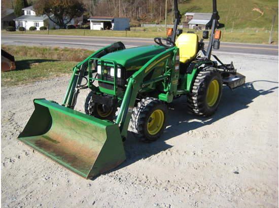 John Deere 4110 HST Front Loader & Mower