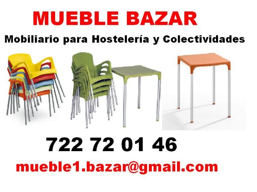 Ofertas en conjuntos de sillas,taburetes y mesas para hostelería