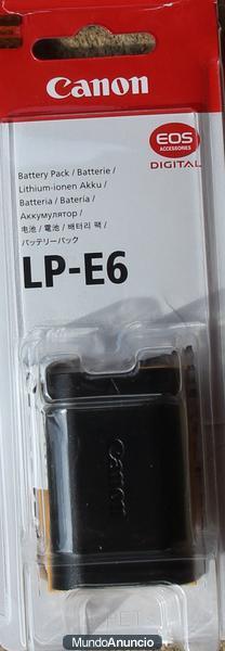 Vendo bateria LP-E6 NUEVA para Canon 5D Mark II y 7D