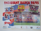 POSTER DEL BARÇA 1994/95. POQUER DE ASES:ROMARIO,KOEMAN,STOICHKOV Y HAGI - mejor precio | unprecio.es