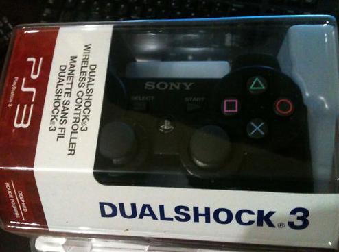 Comando ps3 dualshock 3 sixaxis negro-precintado NOVO