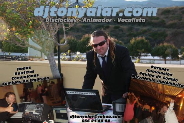 Discjockey para bodas y eventos en general