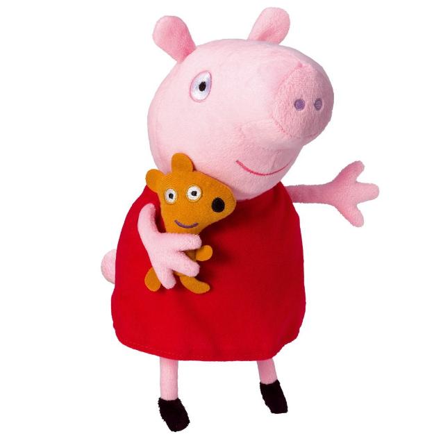 Muñecos de Peluche de La Peppa Pig y George Pig