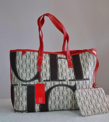 bolso carolina herrera de lona , nuevo a estrenar - 40€
