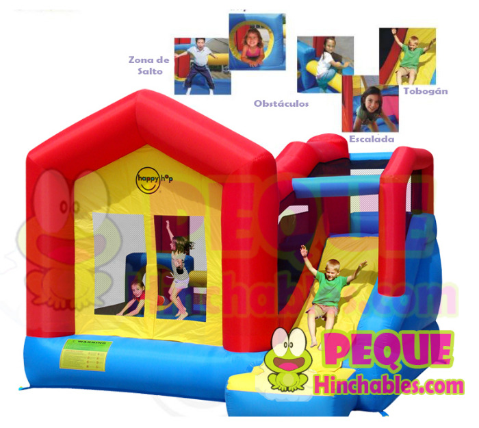 Castillo Hinchable Big House 20m happy hop 9064N con turbina