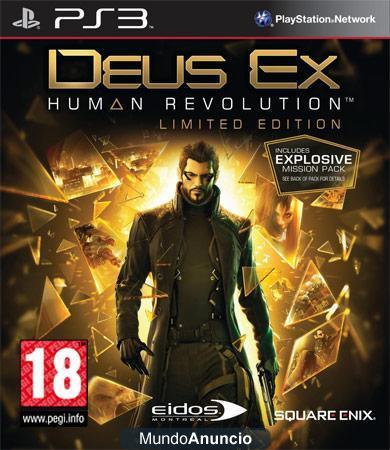 Juego PS3 DEUS EX Human Revolution Limited Edition.