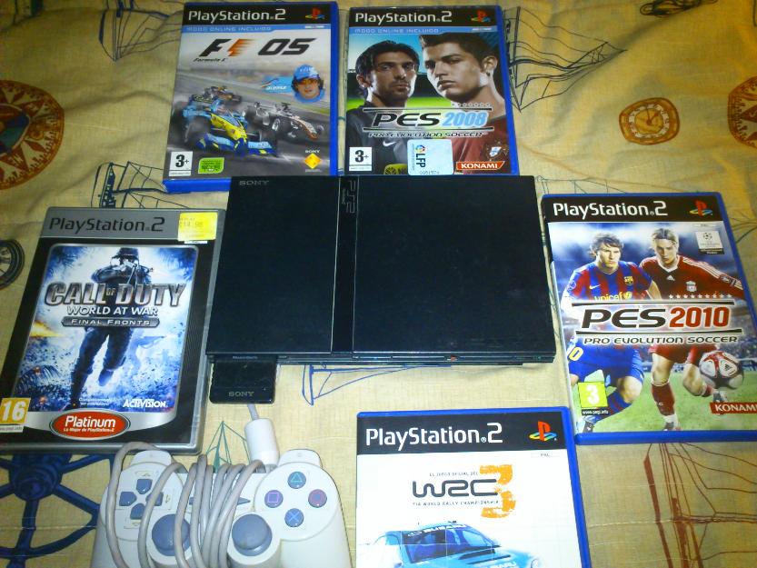 Play Station 2, juegos, mando, etc.