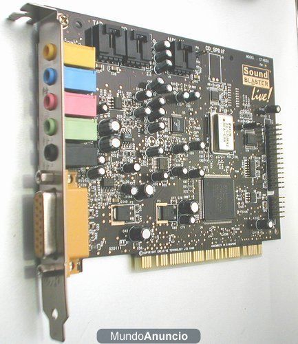 Tarjeta Sonido Sound Blaster 5.1 Live