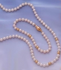 Gargantilla y pulsera perlas y oro Cristian Lay Zita - mejor precio | unprecio.es