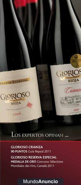 Lote Especial 6 botellas GLORIOSO CRIANZA 2007 + 6 botellas GLORIOSO RESERVA ESPECIAL 2006 (D.O. Ca. Rioja)