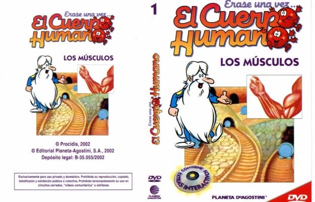 26 DVD´s Érase una vez el Cuerpo Humano (incluye extras y juegos interactivos)