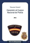 TEMARIO RESUMIDO OPOSICION POLICIA NACIONAL 2012 - mejor precio | unprecio.es