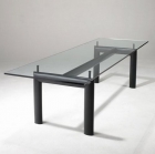 MESA LECOR- GL.225, ARMAZON NEGRO, CRISTAL TEMPLADO - mejor precio | unprecio.es