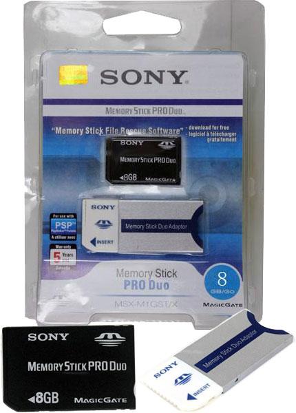 8GB Memory Stick Pro Duo