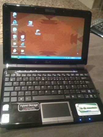 ordenador netbook asus 1000he