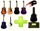 Guitarra acustica funda afinador accesorios. nueva envios de fabrica - mejor precio | unprecio.es