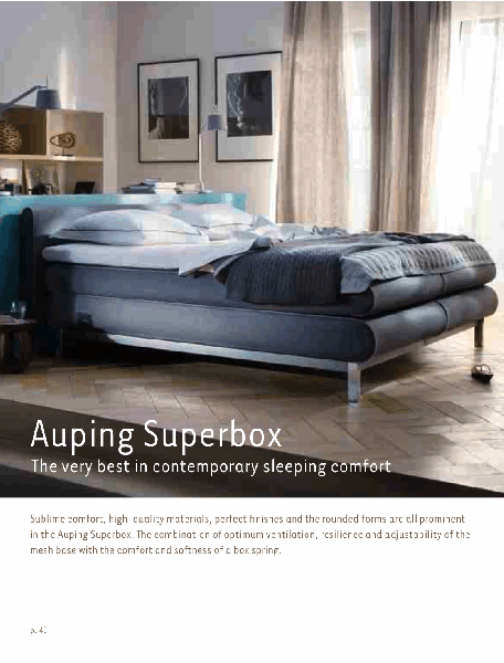 Vendo cama articulada SUPERBOX de AUPING